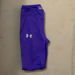 Purple under armor leggings